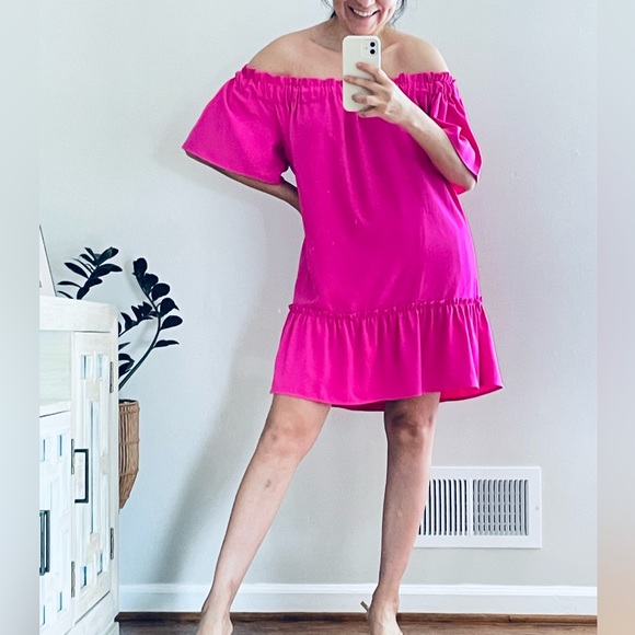 CROSBY by Mollie Burch PINK DRESS SIZE SMALL - Picture 3 of 4